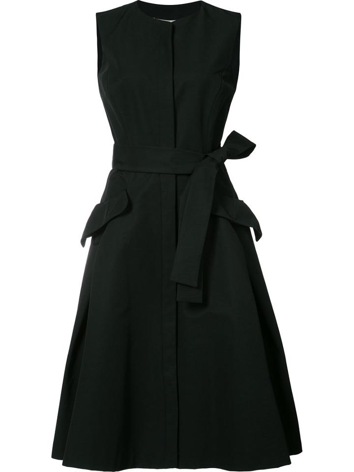 Carolina Herrera - Button Down Dress - Women - Silk/cotton/nylon - 2, Black, Silk/cotton/nylon