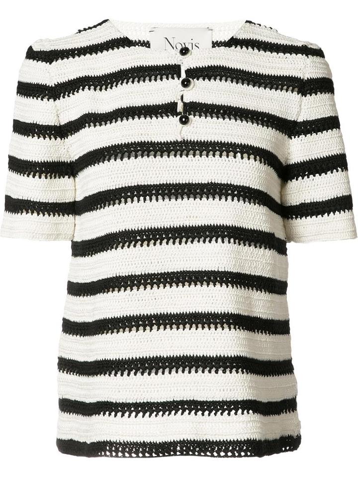 Novis 'cookson' Knitted Top, Women's, Size: Medium, White, Silk