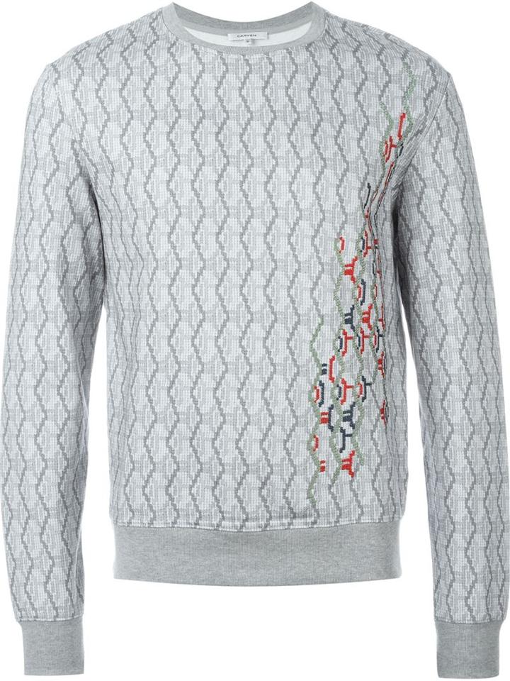 Carven Digital Print Sweatshirt