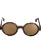 Mykita - Mykita X Maison Margiela 'mmdual001' Sunglasses - Unisex - Acetate - One Size, Brown, Acetate