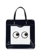 Anya Hindmarch Eyes Rainy Day Leather Tote - Blue