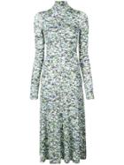 Rosetta Getty Printed Midi Dress - Grey