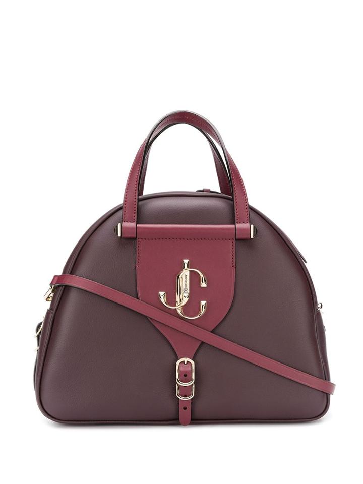 Jimmy Choo Varenne Bowling Tote - Red