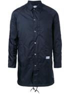 Bedwin & The Heartbreakers Back Logo Raincoat, Men's, Size: 3, Black, Nylon
