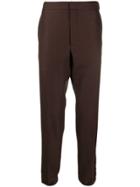Ermenegildo Zegna Slim Fit Tailored Trousers - Brown