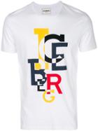 Iceberg Embroidered Logo Print T-shirt - White