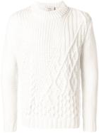 Pringle Of Scotland Duo Texture Jumper - White