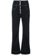 Ulla Johnson High-waisted Button Jeans - Black