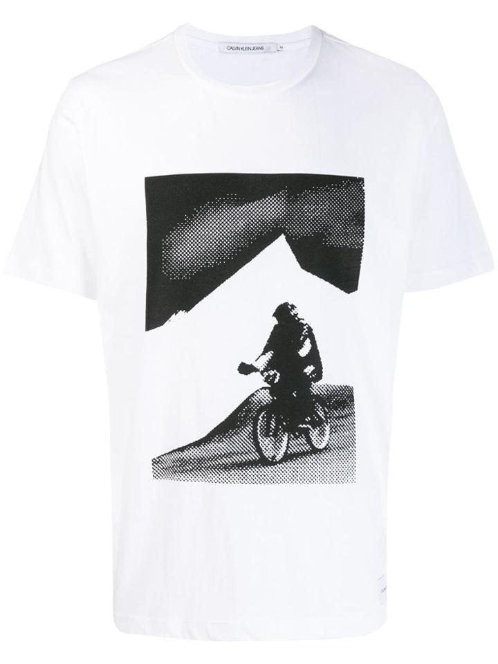 Ck Jeans Cyclist T-shirt - White