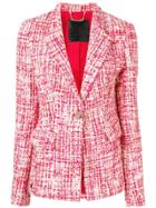 Philipp Plein Tweed Jacket - Red