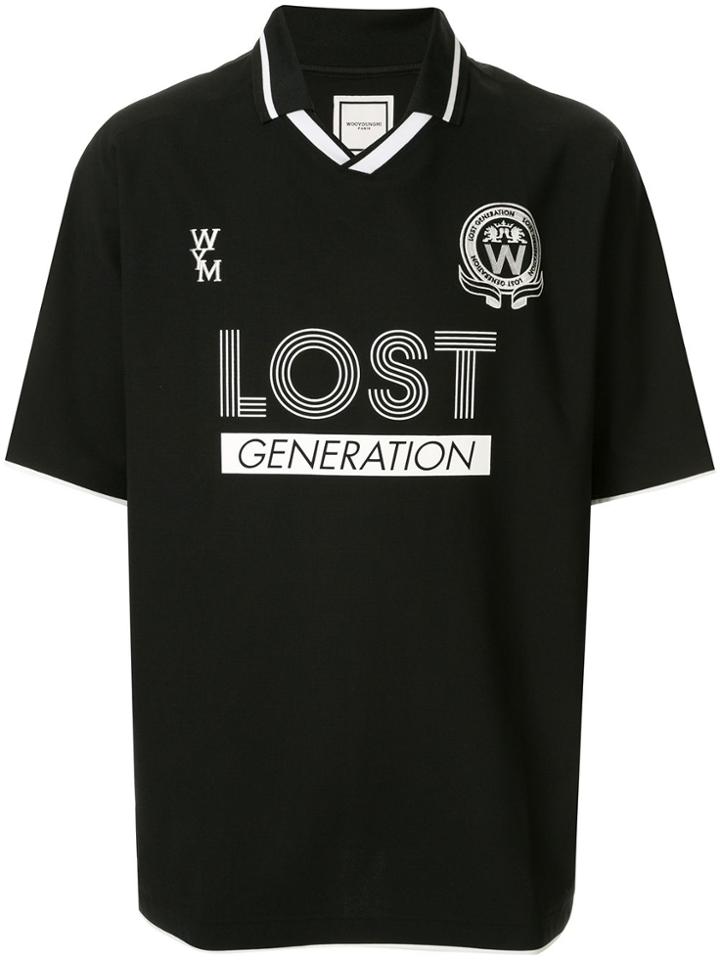 Wooyoungmi Lost Generation Polo Shirt - Black