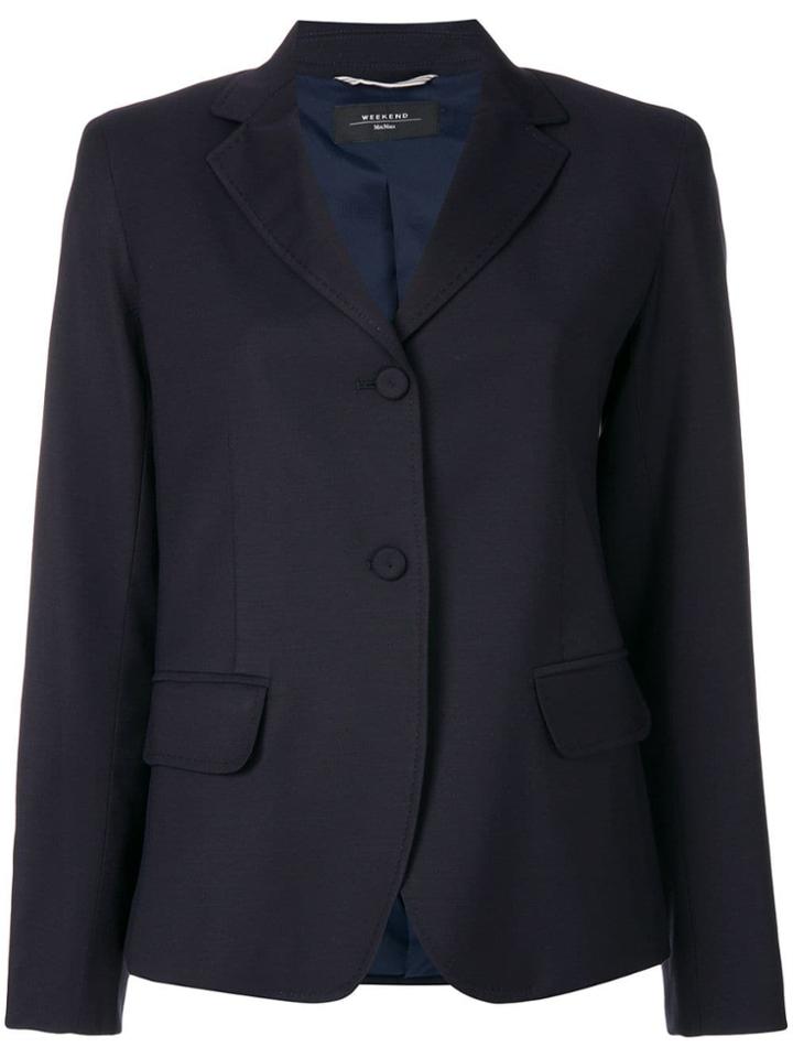 Weekend Max Mara Classic Blazer - Blue