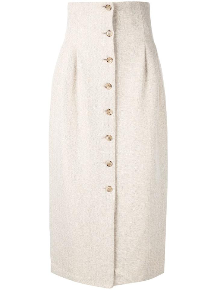 Muller Of Yoshiokubo Koutoubia Pencil Skirt - Neutrals