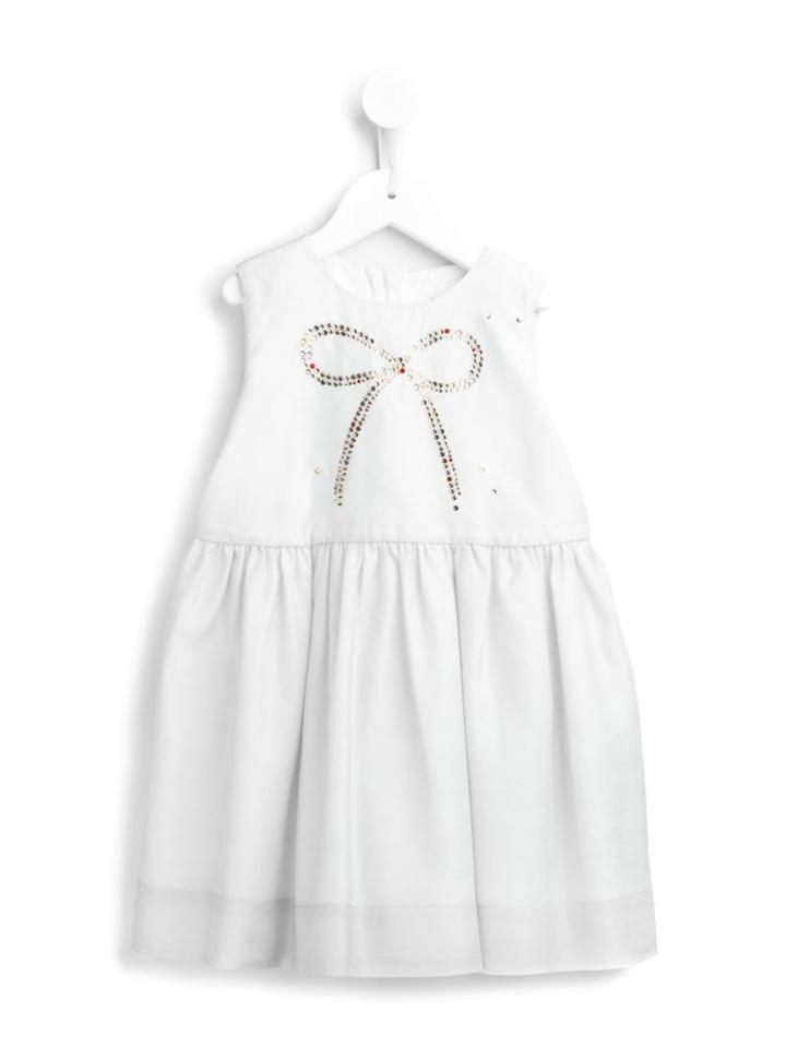 Hucklebones London Swarovski Peplum Dress, Girl's, Size: 8 Yrs, Grey