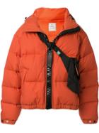 Maison Mihara Yasuhiro Crossbody Bag Puffer Jacket - Orange