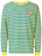 Gcds Striped Long Sleeve T-shirt - Yellow & Orange