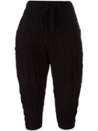 Lost & Found Ria Dunn Cropped Trousers, Women's, Size: Small, Black, Cotton/nylon/wool