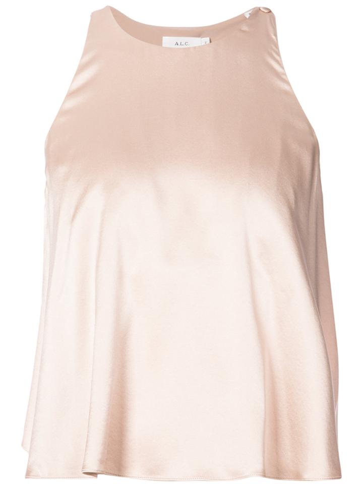 A.l.c. Sleeveless Flared Vest - Nude & Neutrals