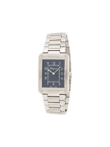 Salvatore Ferragamo Watches Portrait Tank Watch - Silver