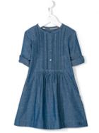 Burberry Kids Flared Dress, Girl's, Size: 6 Yrs, Blue