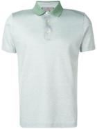 Canali Contrast Collar Polo Shirt - 403