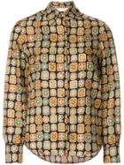 La Doublej Piastrelle Boy Shirt - Brown