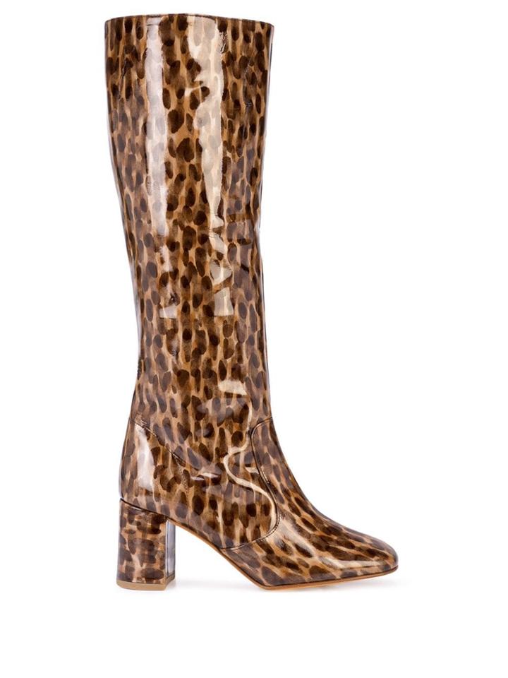 Maryam Nassir Zadeh Printed Mid-calf Boots - Brown