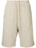 Rick Owens Drkshdw Drop Crotch Shorts - Neutrals