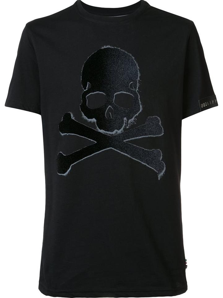Philipp Plein 'mindscape' T-shirt, Men's, Size: Xxl, Black, Cotton