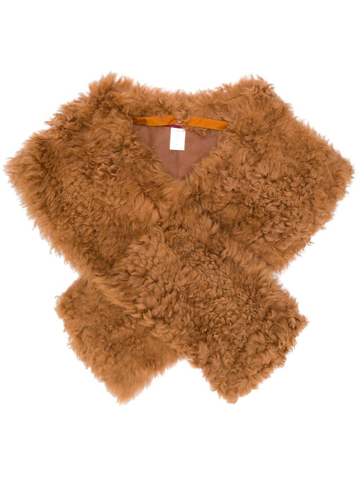 Sies Marjan Jordi Shearling Shrug - Brown