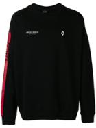 Marcelo Burlon County Of Milan Wings Barcode Sweatshirt - Black