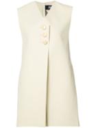 Jacquemus Asymmetric Waistcoat, Women's, Size: 38, Nude/neutrals, Polyester/polyurethane
