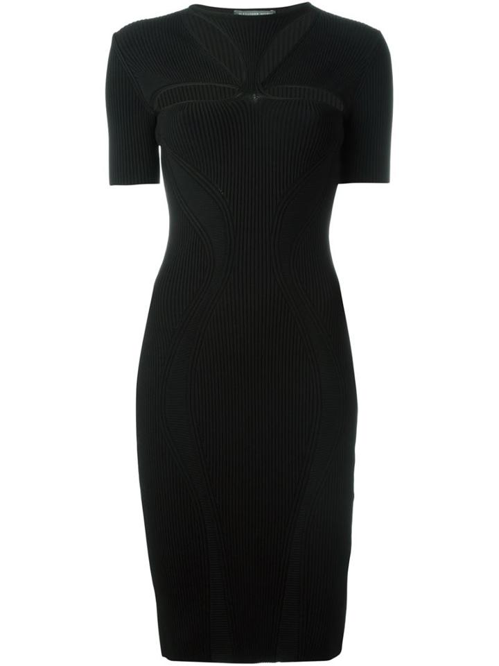 Alexander Mcqueen Cut Out Sweater Dress
