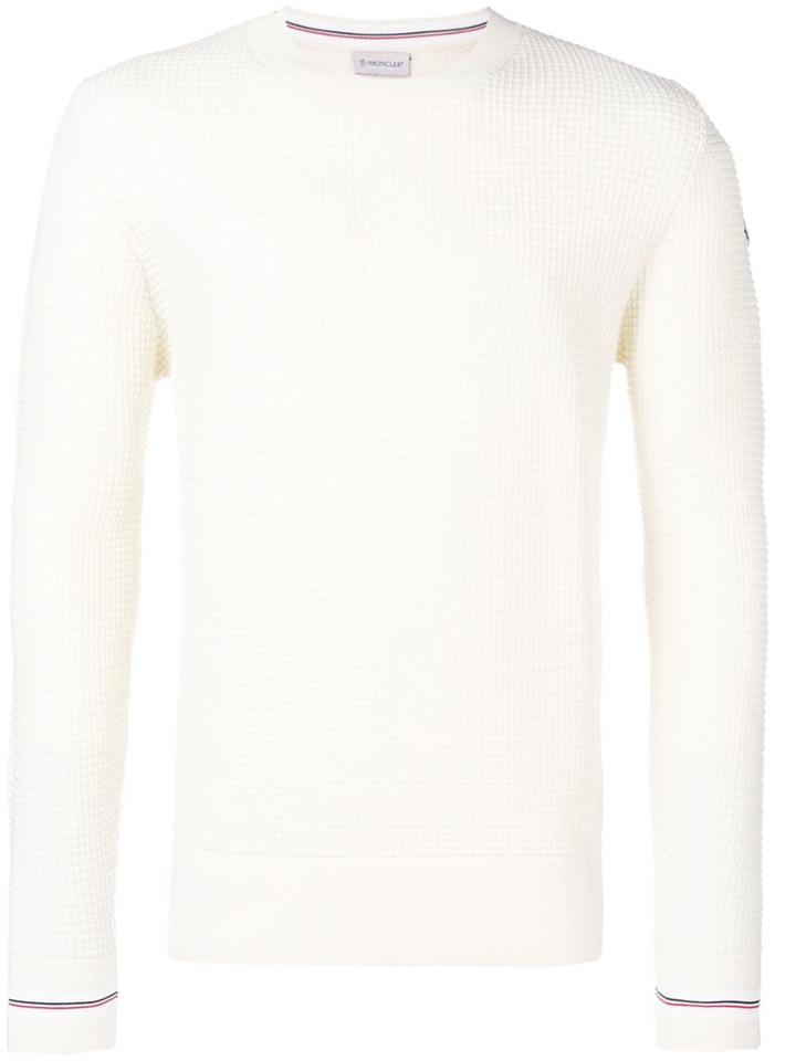 Moncler Waffle Knit Sweater - White