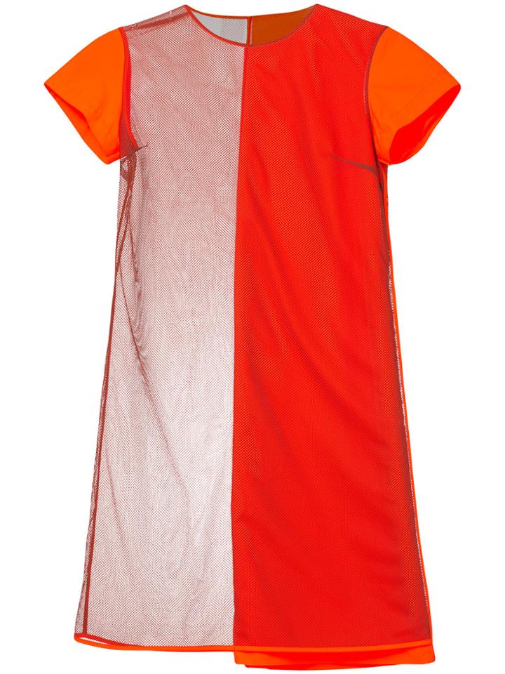 Junya Watanabe Comme Des Garçons Vintage Mesh Dress - Yellow & Orange