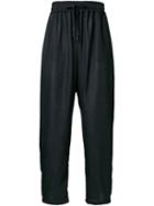 Strateas Carlucci 'pom' Trousers, Men's, Size: Xs, Black, Linen/flax/viscose/polyamide