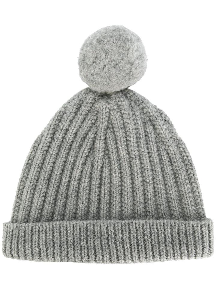 Walter Van Beirendonck Ribbed Beanie - Grey