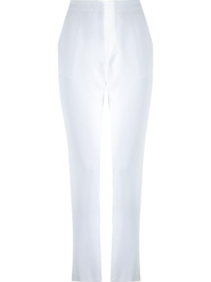Martha Medeiros Straight-leg Trousers - White