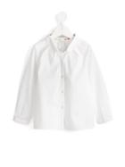 Burberry Kids Ruched Detail Shirt, Girl's, Size: 8 Yrs, White