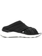 Casadei Crossover Sneaker Sandals - Black