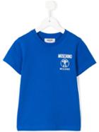 Moschino Kids - Logo Print T-shirt - Kids - Cotton - 10 Yrs, Boy's, Blue