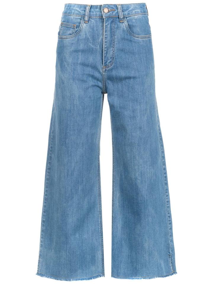 Nk Denim Culottes - Blue