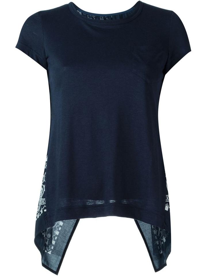 Sacai Paisley Back Top