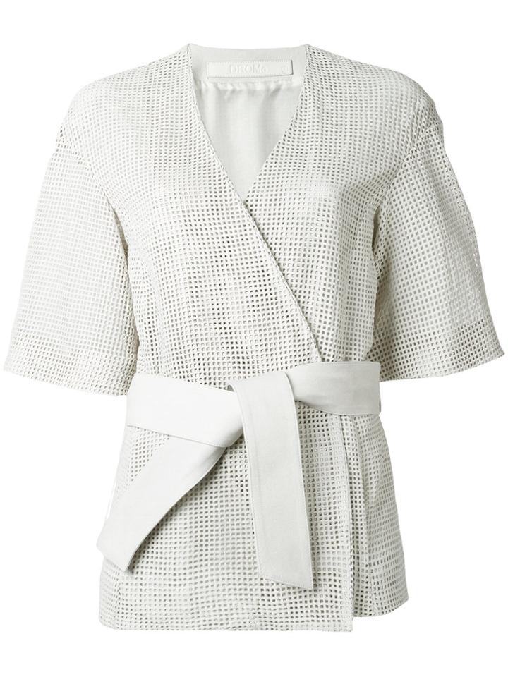 Drome Belted Kimono - White