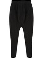 Homme Plissé Issey Miyake Drop-crotch Trousers - Black