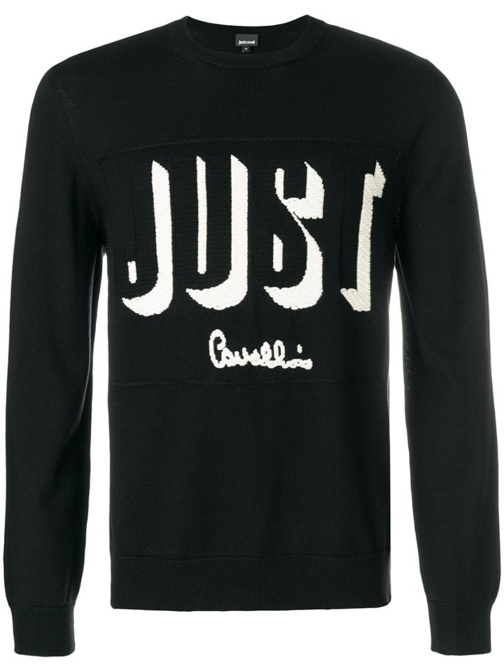 Just Cavalli Logo Sweatshirt - Black