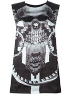 Marcelo Burlon County Of Milan Skull Print Vest - Black