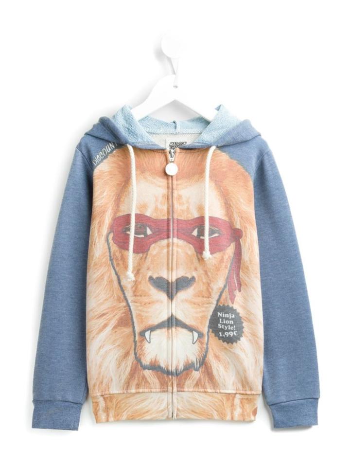 Madson Discount Kids Lion Print Hoodie