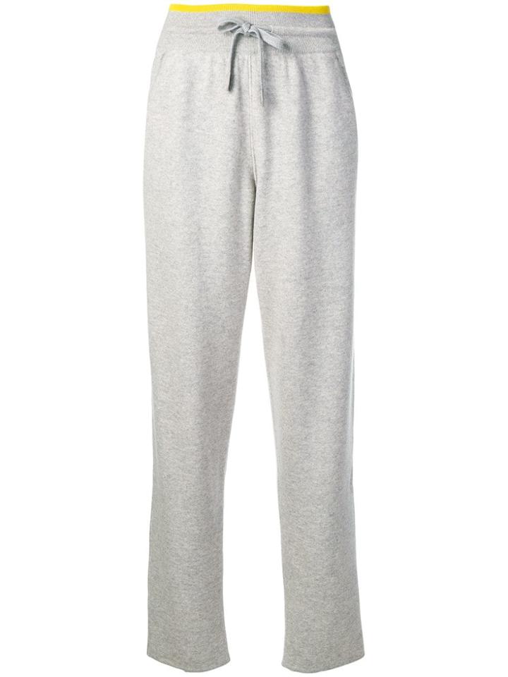 Loro Piana Striped Trim Track Pants - Grey