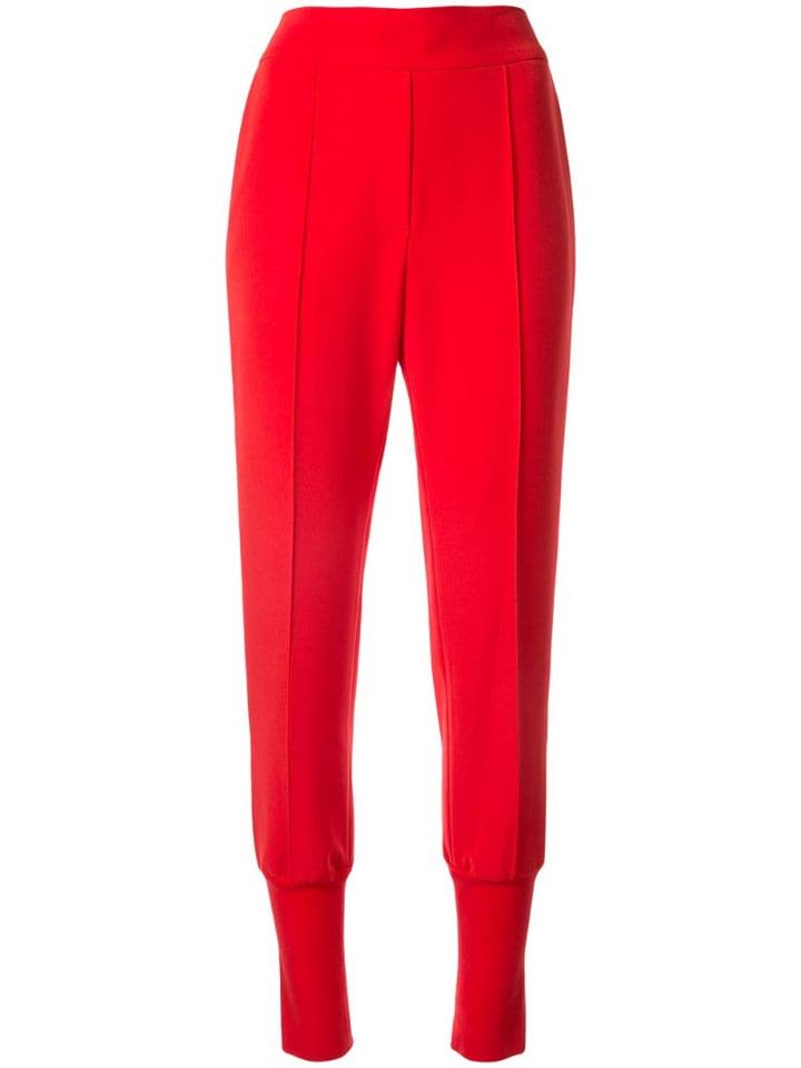 Goen.j Jersey-paneled Track Pants - Red